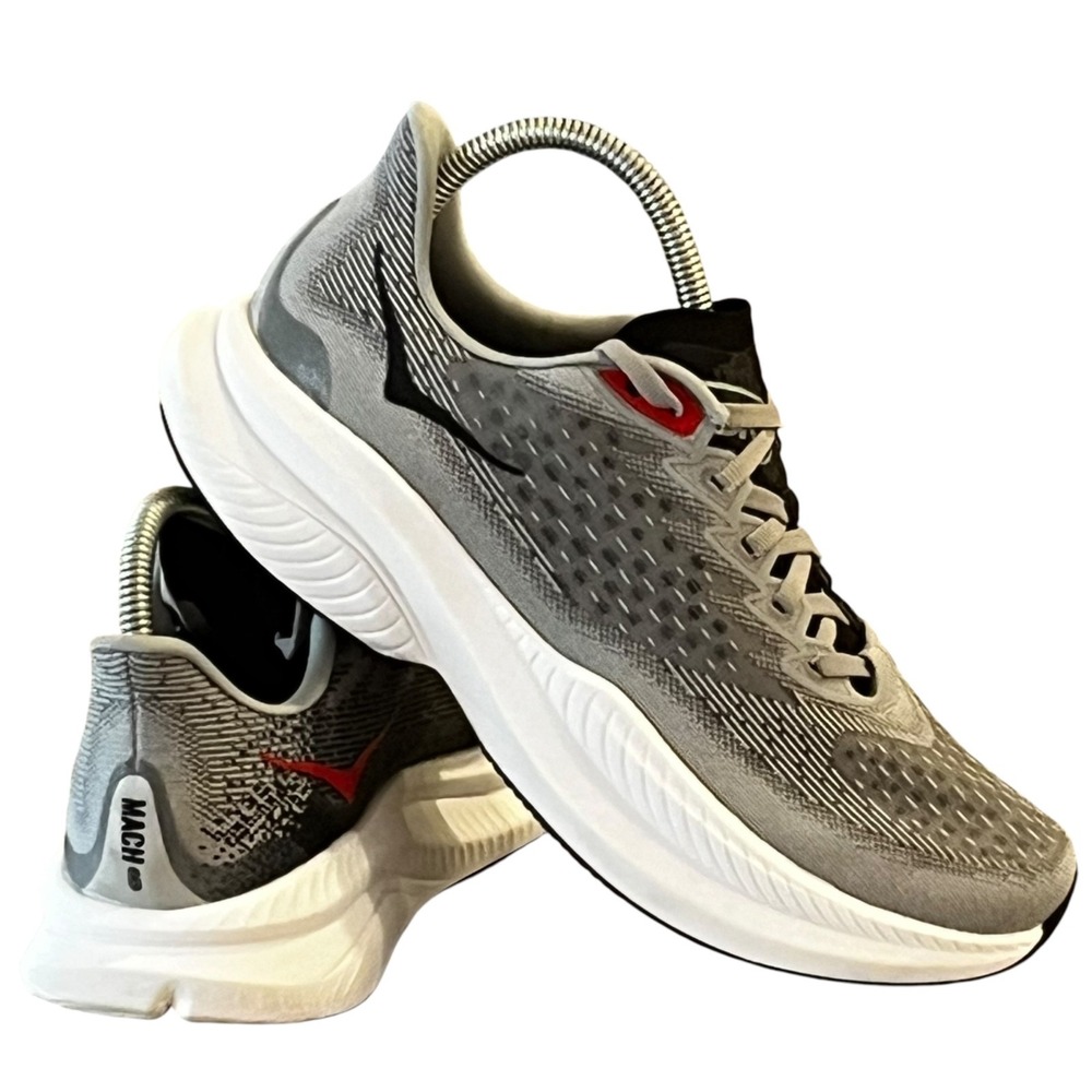 Hoka One One Mach 6 Sneakers Mens 8.5D Gray 1164032